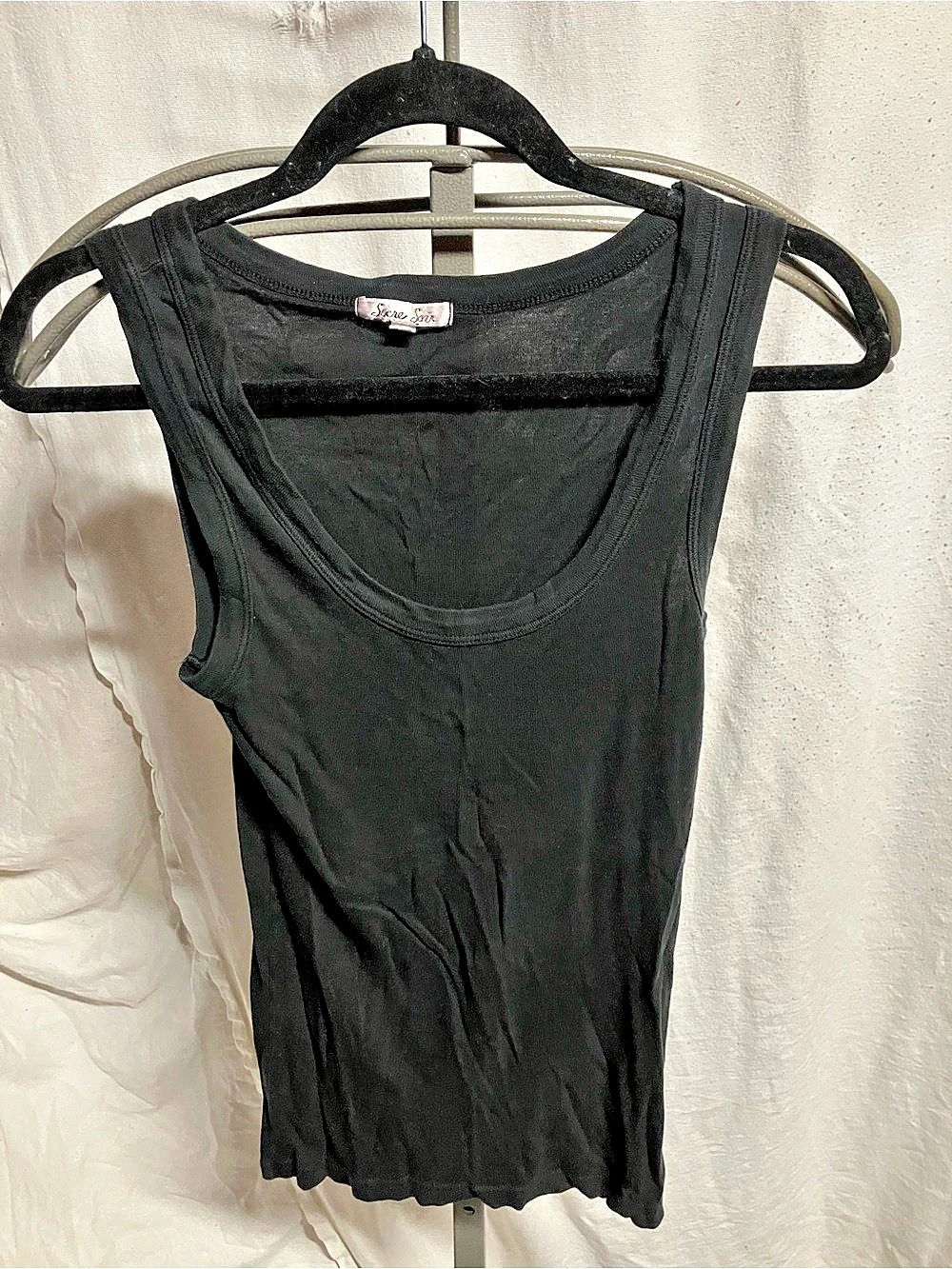 Women's Black Tank Top Size Large